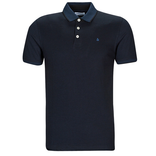 textil Herre Polo-t-shirts m. korte ærmer Jack & Jones JJEPAULOS POLO SS Marineblå