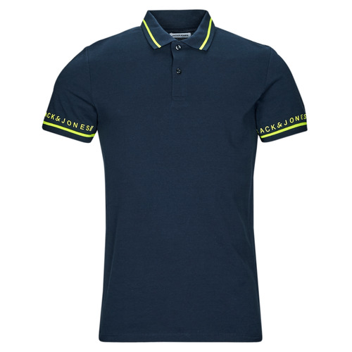 textil Herre Polo-t-shirts m. korte ærmer Jack & Jones JJGLOBUS POLO SS Marineblå