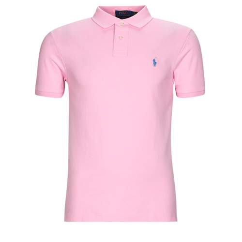 textil Herre Polo-t-shirts m. korte ærmer Polo Ralph Lauren POLO AJUSTE SLIM FIT EN COTON BASIC MESH Pink