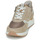 Sko Dame Lave sneakers Dorking SERENA Beige / Guld