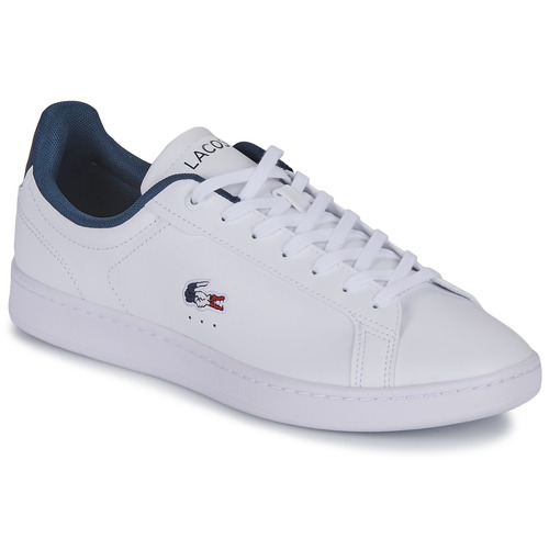 Sko Herre Lave sneakers Lacoste CARNABY PRO Hvid / Blå / Rød