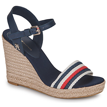 Sko Dame Sandaler Tommy Hilfiger CORPORATE WEDGE Marineblå