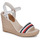 Sko Dame Sandaler Tommy Hilfiger CORPORATE WEDGE Hvid