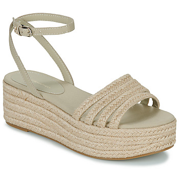 Sko Dame Sandaler Tommy Hilfiger ESSENTIAL BASIC FLATFORM SANDAL Beige