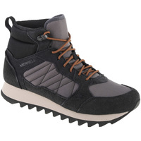 Sko Herre Vandresko Merrell Alpine Sneaker Mid PLR WP 2 Sort