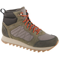 Sko Herre Vandresko Merrell Alpine Sneaker Mid PLR WP 2 Grøn