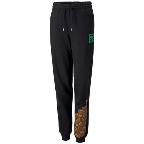 textil Pige Bukser Puma X Minecraft Sweatpants Sort