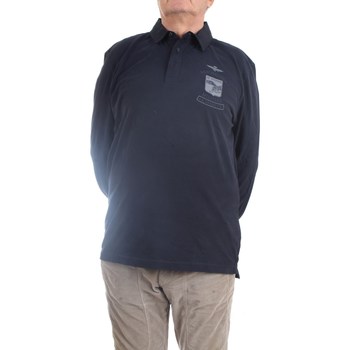 textil Herre Polo-t-shirts m. korte ærmer Aeronautica Militare 222PO1650J565 Blå