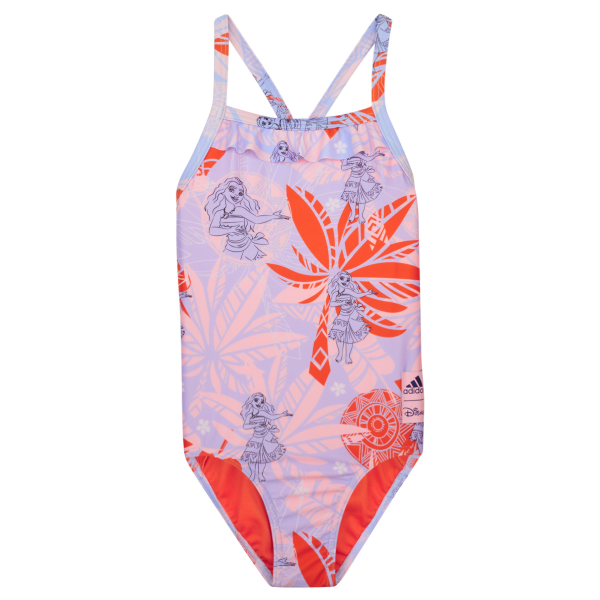 textil Pige Badedragt adidas Performance DY MOO SWIMSUIT Violet / Orange