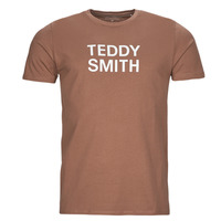 textil Herre T-shirts m. korte ærmer Teddy Smith TICLASS BASIC MC Brun