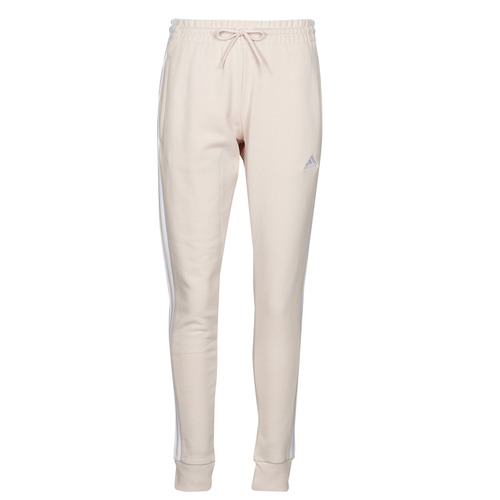 textil Dame Træningsbukser Adidas Sportswear 3S FT CF PT Beige