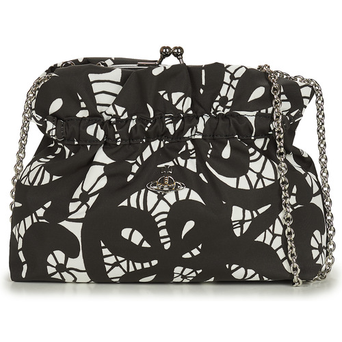 Tasker Dame Skuldertasker Vivienne Westwood EVA SMALL CLUTCH Sort / Hvid