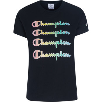 textil Dame T-shirts m. korte ærmer Champion 114091 Sort