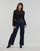 textil Dame Jeans med vide ben Vila VIUMMA BUTTON HW WIDE JEANS/ C25 Blå