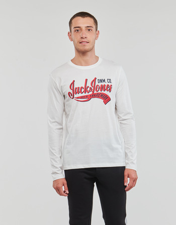 Jack & Jones JJELOGO TEE LS O-NECK 2 COL AW23 SN