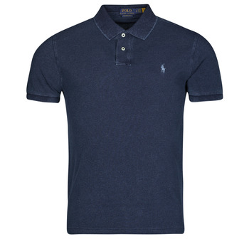 textil Herre Polo-t-shirts m. korte ærmer Polo Ralph Lauren POLO AJUSTE DROIT EN COTON BASIC MESH Marineblå