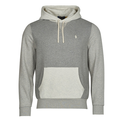 textil Herre Sweatshirts Polo Ralph Lauren SWEATSHIRT CAPUCHE EN MOLLETON COLOBLOCK Grå