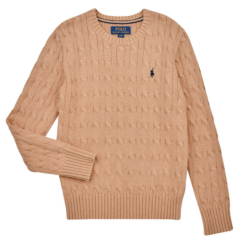 textil Børn Pullovere Polo Ralph Lauren LS CABLE CN-TOPS-SWEATER Beige