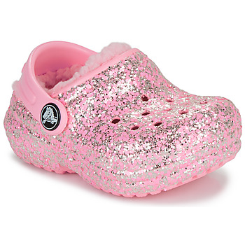 Sko Pige Træsko Crocs Classic Lined Glitter Clog T Pink