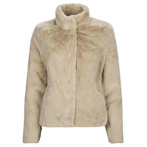 textil Dame Jakker Only ONLNEWVIDA FAUX FUR JACKET CC OTW Beige