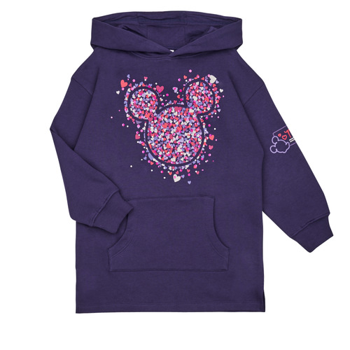 textil Pige Korte kjoler Desigual VEST EMMLINE DISNEY Blå / Pink