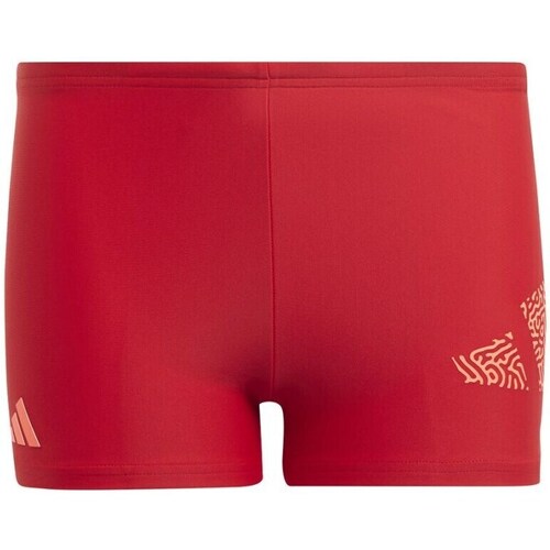 textil Dreng Halvlange bukser adidas Originals 3 Bar Log Boxer JR Bordeaux