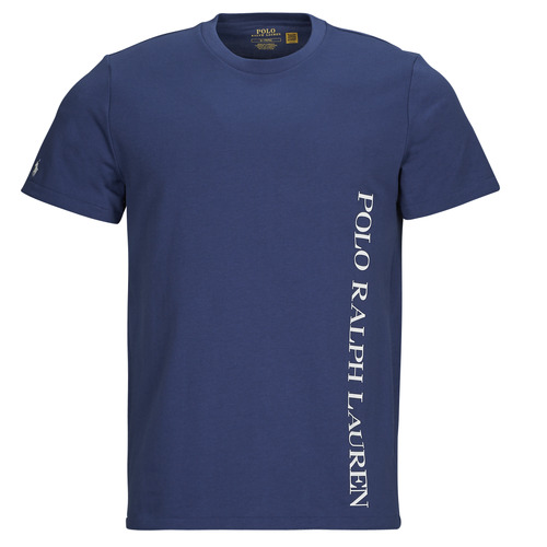 textil Herre T-shirts m. korte ærmer Polo Ralph Lauren S/S CREW SLEEP TOP Blå