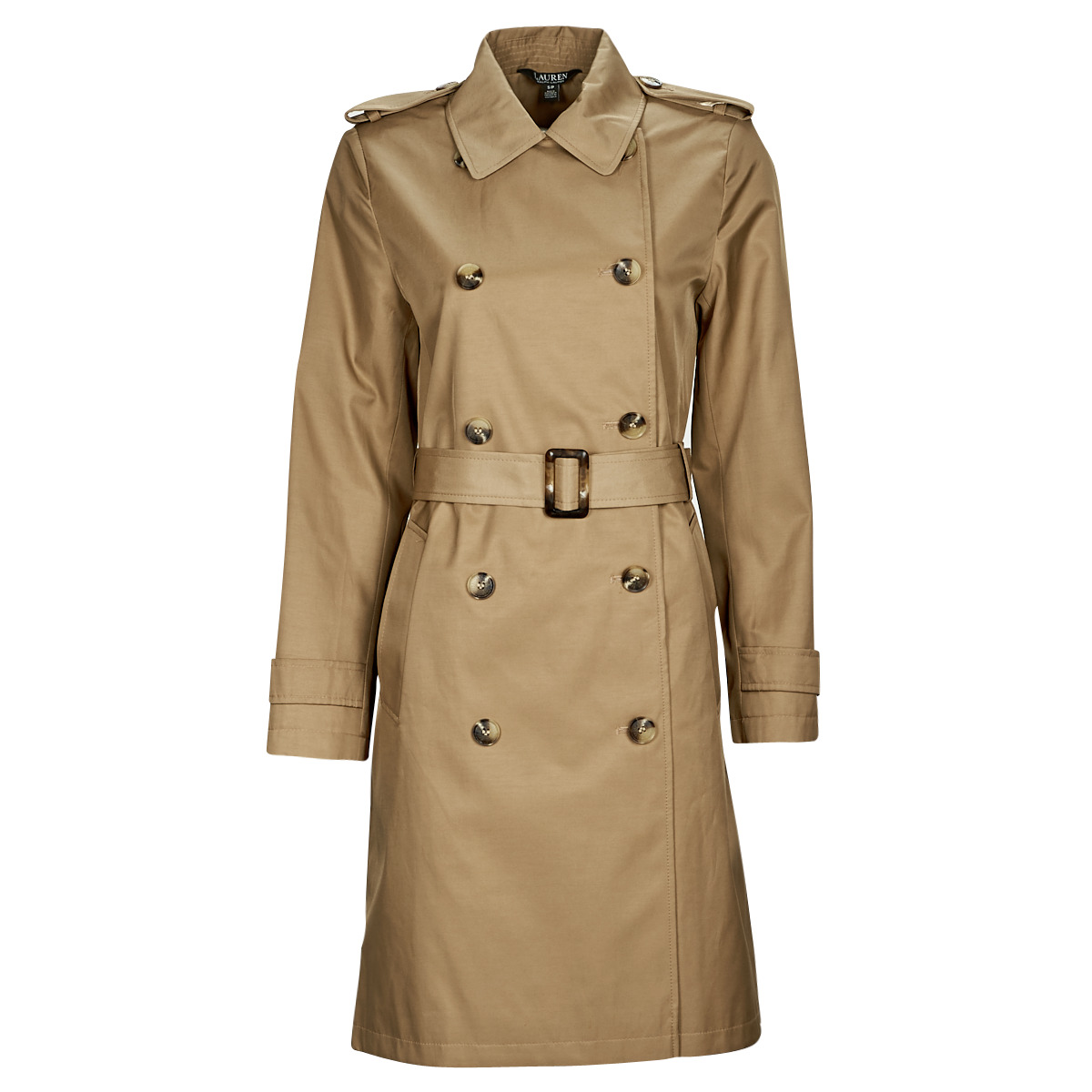 textil Dame Trenchcoats Lauren Ralph Lauren DB BLTD Beige