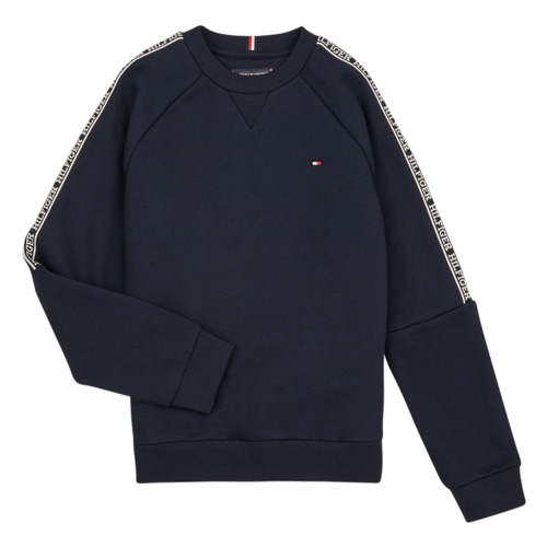 textil Dreng Sweatshirts Tommy Hilfiger TAPE SWEATSHIRT Marineblå