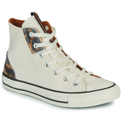 Sko Dame Høje sneakers Converse CHUCK TAYLOR ALL STAR TORTOISE Beige / Brun