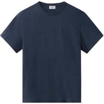 textil Herre T-shirts & poloer Woolrich  Blå