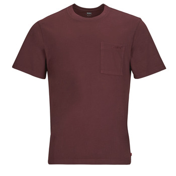 textil Herre T-shirts m. korte ærmer Levi's SS POCKET TEE RLX Brun