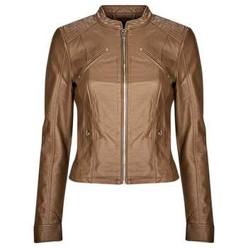 textil Dame Jakker i læder / imiteret læder Vero Moda VMFAVODONA COATED JACKET NOOS Cognac