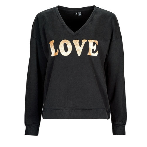 textil Dame Sweatshirts Vero Moda VMCAROLA L/S SWEAT JRS BTQ Sort