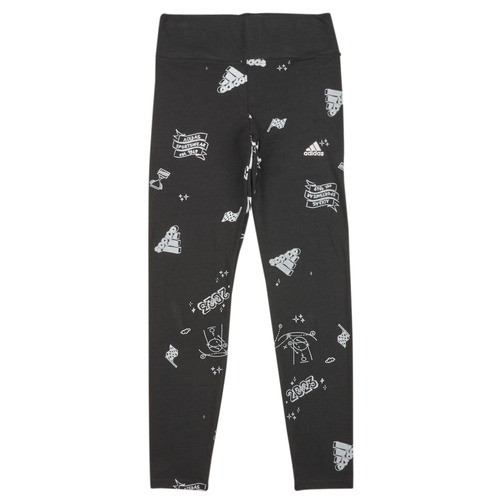 textil Pige Leggings Adidas Sportswear JBLUV Q3 TIGH Sort / Hvid