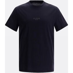 textil Herre T-shirts m. korte ærmer Guess M2YI72 I3Z14 Blå