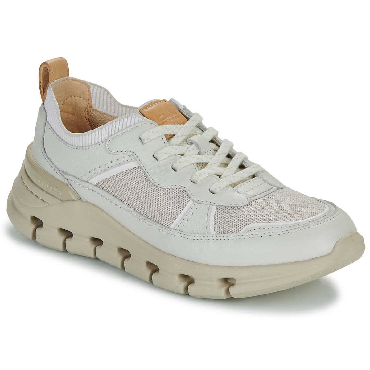 Sko Dame Lave sneakers Clarks NATURE X COVE Hvid