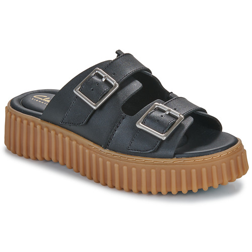 Sko Dame badesandaler Clarks TORHILL SLIDE Sort