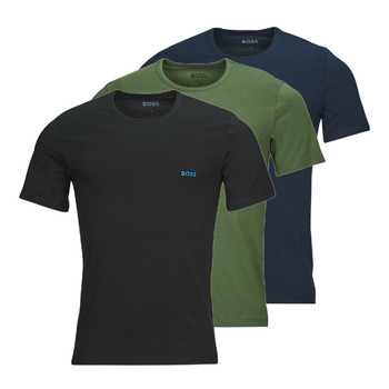 textil Herre T-shirts m. korte ærmer BOSS TShirtRN 3P Classic Kaki / Sort / Marineblå