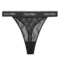 Undertøj Dame String Calvin Klein Jeans STRING THONG Sort