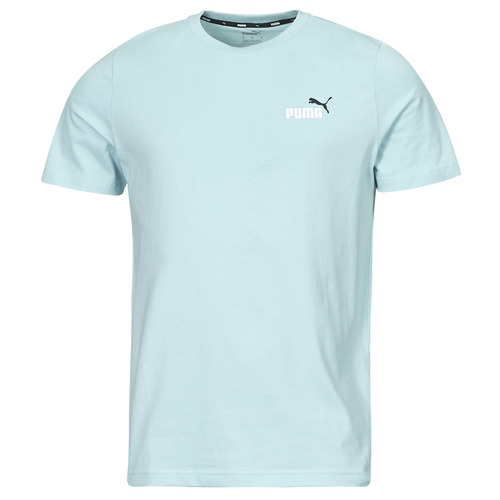 textil Herre T-shirts m. korte ærmer Puma ESS+ 2 COL SMALL LOGO TEE Blå