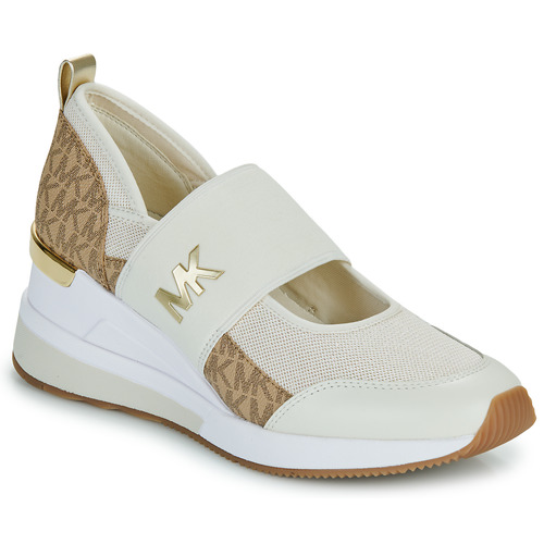 Sko Dame Lave sneakers MICHAEL Michael Kors FAE TRAINER Beige / Kamel / Guld