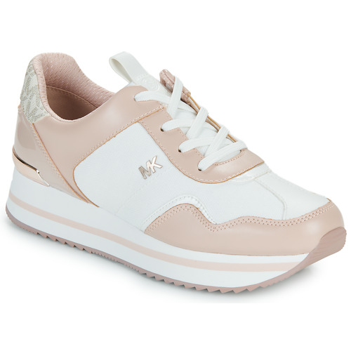 Sko Dame Lave sneakers MICHAEL Michael Kors RAINA TRAINER Beige / Hvid