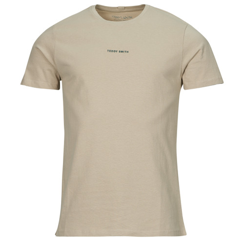 textil Herre T-shirts m. korte ærmer Teddy Smith SOY 2 MC Beige