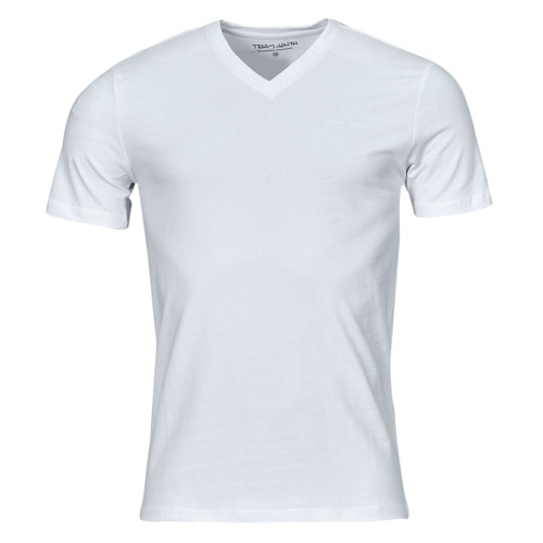 textil Herre T-shirts m. korte ærmer Teddy Smith TAWAX 2 MC Hvid