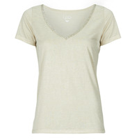 textil Dame T-shirts m. korte ærmer Les Petites Bombes ARIANA Beige