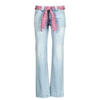 textil Dame Jeans med vide ben Le Temps des Cerises FLARE Blå