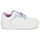 Sko Pige Lave sneakers Geox J WASHIBA GIRL Hvid / Flerfarvet