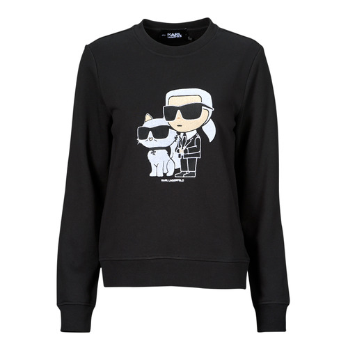 textil Dame Sweatshirts Karl Lagerfeld ikonik 2.0 sweatshirt Sort