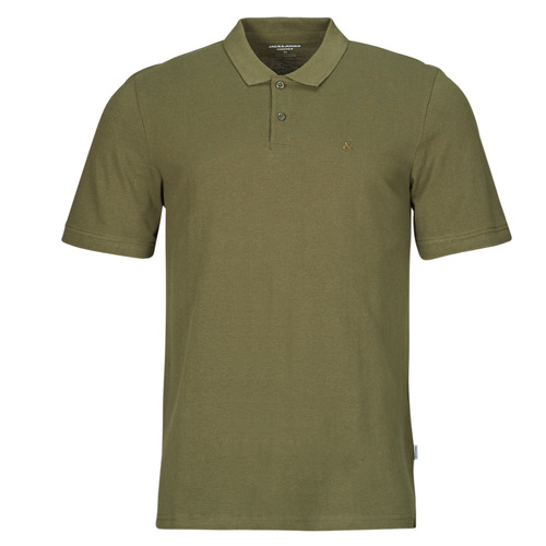 textil Herre Polo-t-shirts m. korte ærmer Jack & Jones JJEBASIC POLO SS Kaki